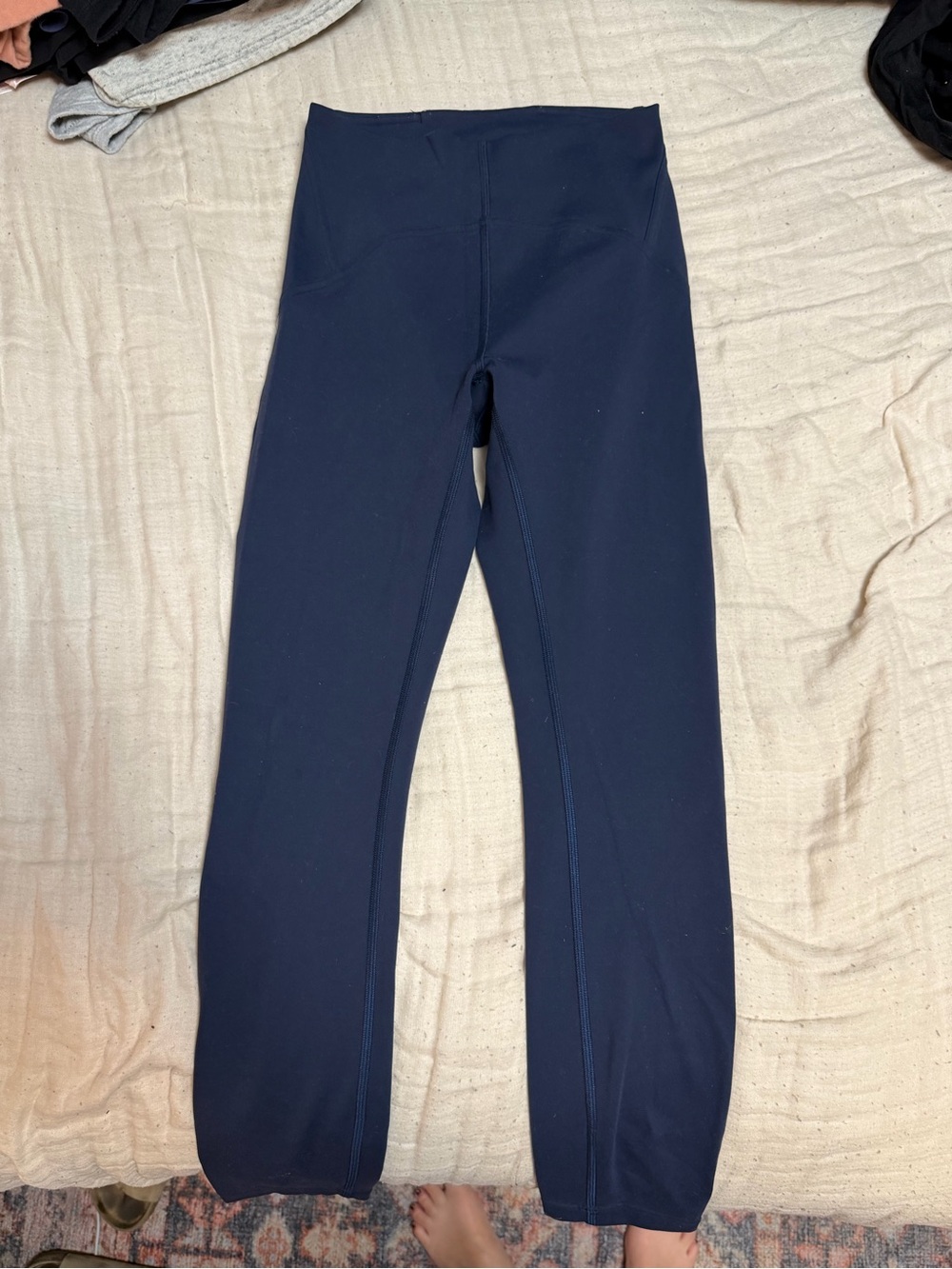 lululemon athletica Womens Navy Blue Performance Leggings